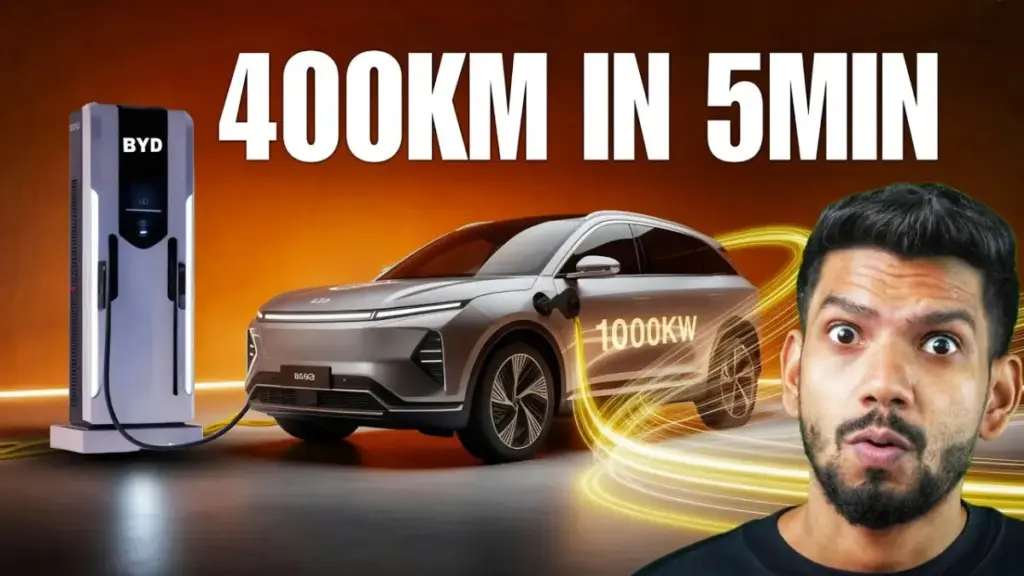 BYD Introduced Supercharging Technology, 400KM Range in 5 minutes of Charging…!